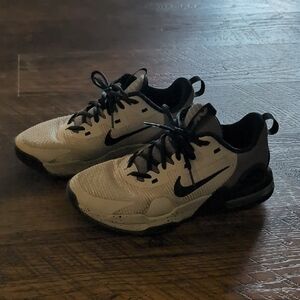 Nike Black and Cream Sneakers